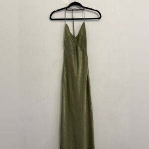 Isalis Olive Green Dress